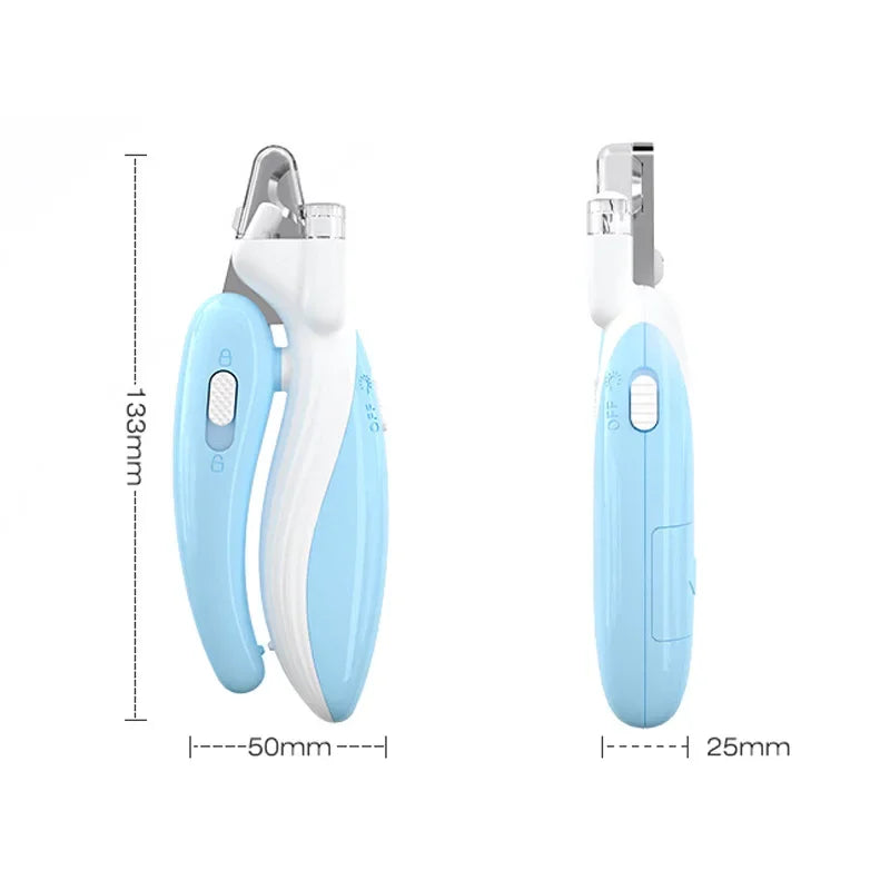 LED Pet Nail Clippers – Professional Grooming Scissors for Dogs, Cats, and Small Animals, Safe & Ergonomic Design