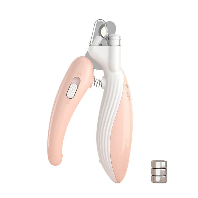 LED Pet Nail Clippers – Professional Grooming Scissors for Dogs, Cats, and Small Animals, Safe & Ergonomic Design