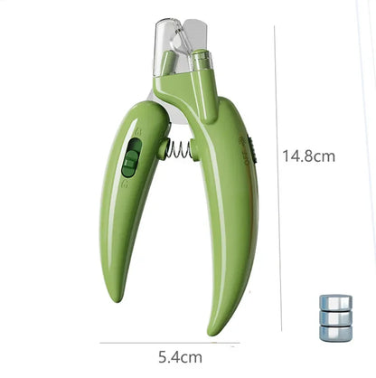 LED Pet Nail Clippers – Professional Grooming Scissors for Dogs, Cats, and Small Animals, Safe & Ergonomic Design