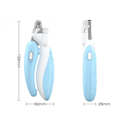 LED Pet Nail Clippers – Professional Grooming Scissors for Dogs, Cats, and Small Animals, Safe & Ergonomic Design