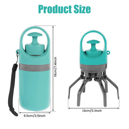 Portable Dog Toilet with Six-Claw Poop Scoop and Garbage Bag Dispenser – Perfect for Outdoor Pet Cleanup